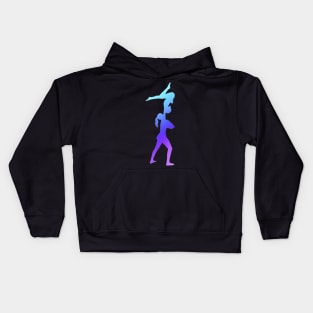 A women’s pair doing yogi Kids Hoodie